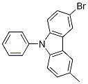 3-broMo-6-Methyl-9-phenyl-9h-carbazole Struktur