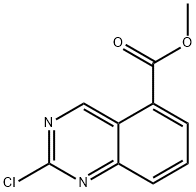 5-Quinazolinecarboxylic acid, 2-chloro-, methyl ester Struktur