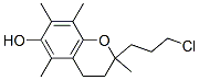 2-(3-chloropropyl)-2,5,7,8-tetramethyl-6-chromanol Struktur