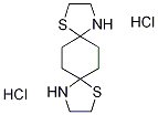 1,9-Dithia-4,12- diazadispiro[4.2.4 {8}.2 {5}]-tetradecane dihydrochloride Struktur