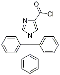 1-trityl-1H-iMidazole-4-carbonyl chloride Struktur