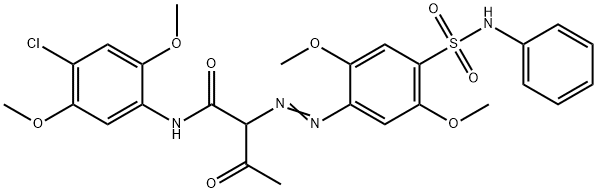 Pigment Yellow 97 Struktur