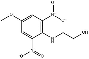 HYDROXYETHYL-2,6-DINITRO-p-ANISIDINE Struktur