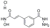 (E)-3-(3-(hydrazinecarbonyl)phenyl)-N-hydroxyacrylaMide hydrochloride Struktur