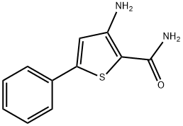 3-AMINO-5-PHENYLTHIOPHENE-2-CARBOXAMIDE Struktur