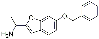 1-[6-(benzyloxy)-1-benzofuran-2-yl]ethan-1-aMine Struktur