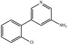 5-(2-chlorophenyl)pyridin-3-aMine Struktur