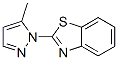 Benzothiazole, 2-(5-methyl-1H-pyrazol-1-yl)- (9CI) Struktur