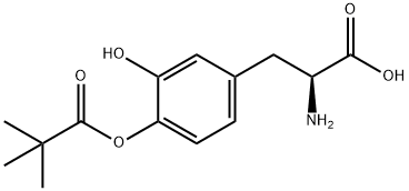 4-O-PIVALOYL-3-HYDROXY-L-PHENYLALANINE Struktur