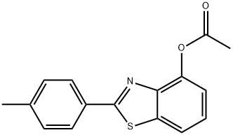 4-acetoxy-2-(4-methylphenyl)benzothiazole Struktur