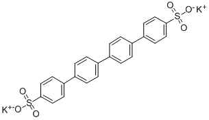 1,1':4',1'':4'',1'''-QUATERPHENYL-4,4'''-DISULFONIC ACID DIPOTASSIUM SALT Struktur