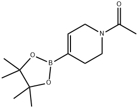 1-(4-(4,4,5,5-Tetramethyl-1,3,2-dioxaborolan-2-yl)-5,6-dihydropyridin-1(2h)-yl)ethanone Struktur