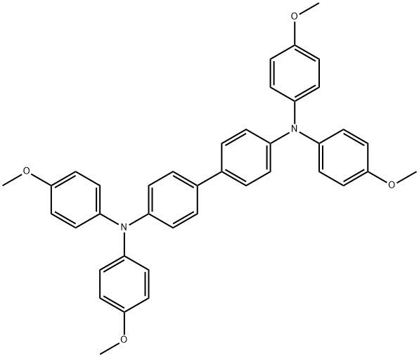 N,N,N',N'-TETRAKIS(4-METHOXYPHENYL)-1,1'-BIPHENYL-4,4'-DIAMINE Struktur