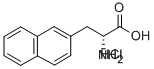 (R)-2-Amino-3-(2-naphthalenyl)propanoic acid hydrochloride Struktur