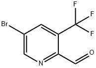 5-Bromo-3-(trifluoromethyl)-2-pyridinecarboxaldehyde Struktur