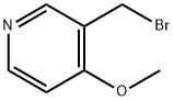 3-(broMoMethyl)-4-Methoxypyridine Struktur