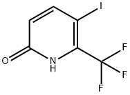 5-Iodo-6-(trifluoromethyl)pyridin-2-ol Struktur