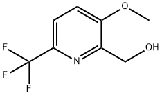 (3-Methoxy-6-trifluoromethyl-pyridin-2-yl)-methanol Struktur