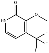 2-Hydroxy-3-methoxy-4-(trifluoromethyl)pyridine Struktur