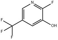 2-Fluoro-3-hydroxy-5-(trifluoromethyl)pyridine Struktur