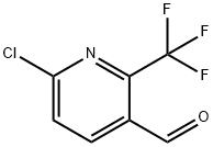 6-chloro-2-(trifluoromethyl)nicotinaldehyde Struktur