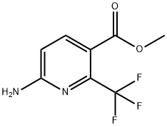 6-Amino-2-trifluoromethyl-nicotinic acid methyl ester Struktur