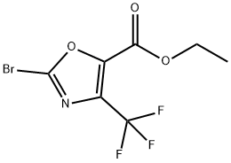 ETHYL 2-BROMO-4-(TRIFLUOROMETHYL)OXAZOLE-5-CARBOXYLATE Struktur