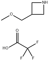 Azetidine, 3-(MethoxyMethyl)-, 2,2,2-trifluoro-acetate Struktur