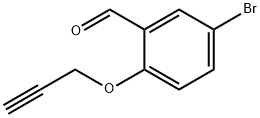 5-BROMO-2-(PROP-2-YNYLOXY)BENZALDEHYDE Struktur