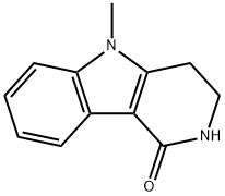 2,3,4,5-四氫-5-甲基-1H-吡啶并[4,3-b]吲哚-1-酮, 122852-75-9, 結(jié)構(gòu)式