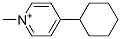 1-methyl-4-cyclohexylpyridinium Struktur