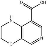 2,3-Dihydro-1H-pyrido[3,4-b][1,4]oxazine-8-carboxylic acid, 1228665-92-6, 結(jié)構(gòu)式