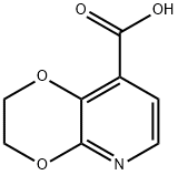 2,3-Dihydro-[1,4]dioxino[2,3-b]pyridine-8-carboxylic acid Struktur