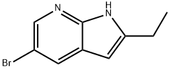 5-Bromo-2-ethyl-1H-pyrrolo[2,3-b]pyridine Structure