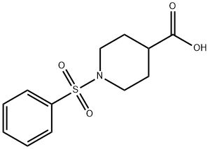 1-BENZENESULFONYL-PIPERIDINE-4-CARBOXYLIC ACID Struktur