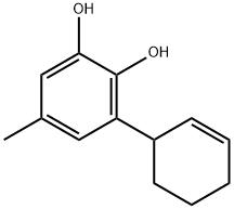 3-(cyclohex-2-enyl)-5-Methylbenzene-1,2-diol Struktur