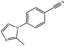 4-(2-Methyl-1H-imidazol-1-yl)benzonitrile Struktur