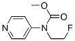 Carbamic acid, (2-fluoroethyl)-4-pyridinyl-, methyl ester (9CI) Struktur