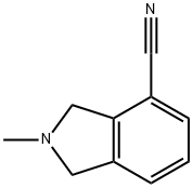 2,3-dihydro-2-Methyl-1H-Isoindole-4-carbonitrile Struktur