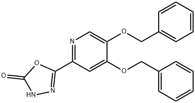 5-(4,5-bis(benzyloxy)pyridin-2-yl)-1,3,4-oxadiazol-2(5H)-one Struktur