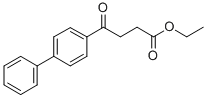 ETHYL 4-(4-BIPHENYL)-4-OXOBUTYRATE Struktur