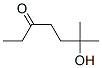 6-hydroxy-6-methyl-3-heptanone Struktur