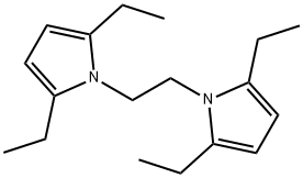 1,1'-(1,2-ETHANEDIYL)-BIS-2,5-DIETHYLPYRROLE Struktur