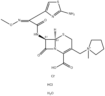 Cefepime hydrochloride Struktur