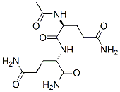 N-acetylglutaminylglutamine amide Struktur