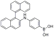 Boronic acid, B-[4-(1-naphthalenyl-2-naphthalenylaMino)phenyl]- Struktur