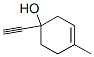 3-Cyclohexen-1-ol, 1-ethynyl-4-methyl- (9CI) Struktur