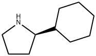 (2R)-2-cyclohexyl-Pyrrolidine Struktur