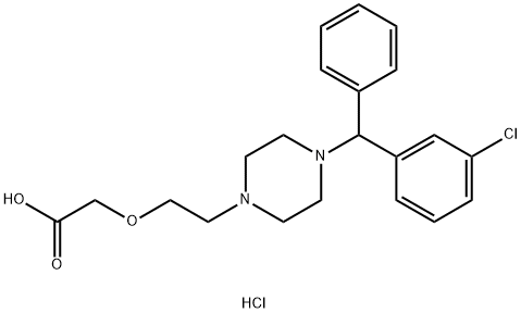 Cetirizine 3-Chloro IMpurity Dihydrochloride Struktur