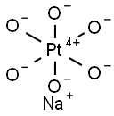 Disodium hexahydroxoplatinate Structure